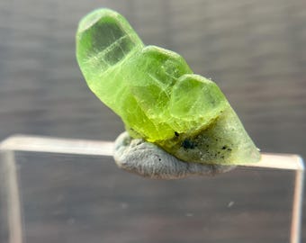 Raw Peridot Crystal Cluster from Pakistan | Natural Green Peridot Gemstone, Raw Peridot Stone, Healing Crystal | August Birthday Gift