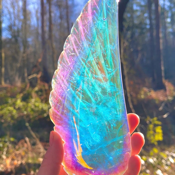 PREORDER large Angel Aura Quartz Angel Wing