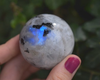 Rainbow Moonstone Crystal Sphere
