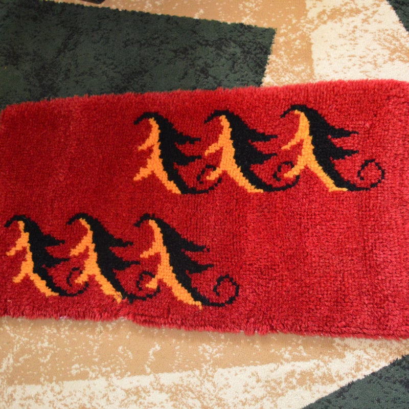 Art Deco Small Rug - Etsy