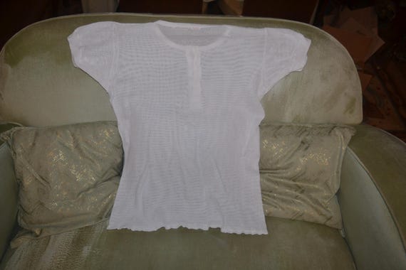 1930s German made airtex t-shirt by knupftrikol brand- named