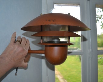 1980s Post modern Deco styled outdoor wall light