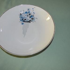 1930s original antique French Art Deco fruit bowl dish