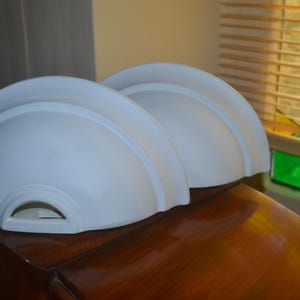 Retro vintage 70s Pair French plaster Sconces