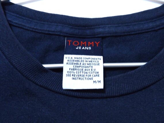 90 s Tommy Tommy Tommy Jeans T-shirt /Tommy Hilfiger sort broderie Hip Hop Rap unisexe taille M fe532a 90 s Tommy Tommy Tommy Jeans T-shirt /Tommy Hilfiger sort broderie Hip Hop Rap unisexe taille M fe532a