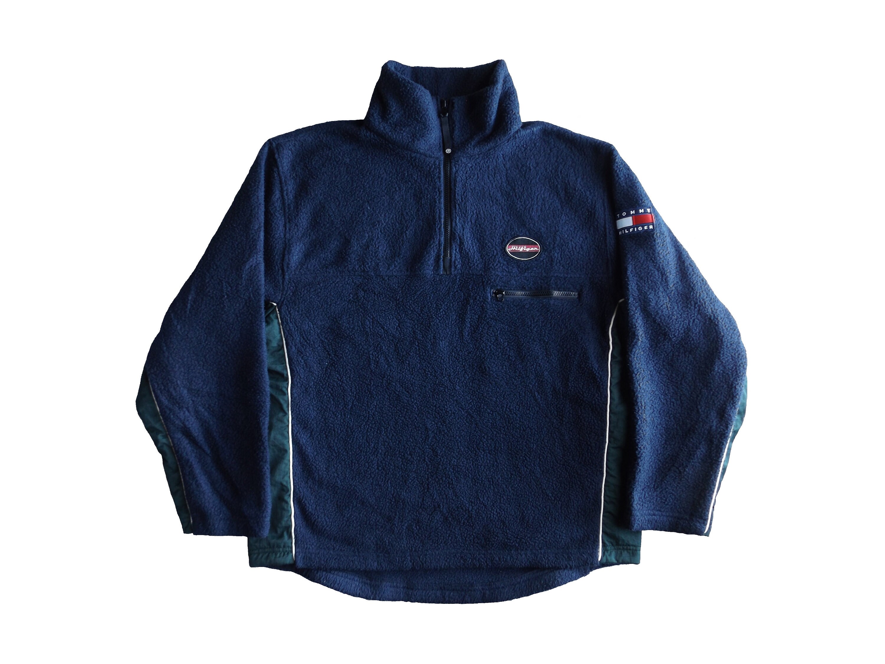 tommy hilfiger fleece quarter zip