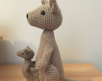 Amigurumi Kangaroo - Mother and Joey Pattern