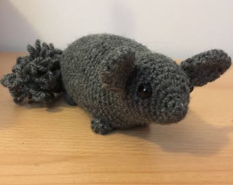 One Piece Amigurumi Chinchilla Pattern