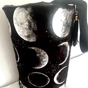 Car Trash Can, Car Accessories, Zodiac, Car Garbage Bag, Stars & Moon, Cute Car Decor, Women Car Decor, Black Car Accessories, Teen, Truck