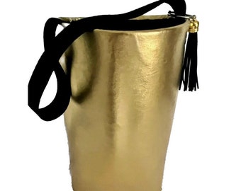 Gold Car Trash Can, Bling Car Garbage Bag, Car Accessories for Women, Teen Gift, Car Tote Bag, Gift for Mom Sister or Bestfriend! Y2k Car