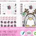 Christmas Themed Hobonichi Weeks Printable Sticker Kit #16 - Digital ...