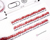 Gnomes Washi Tape - Silver Foiled Washi Tape