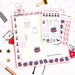 Christmas Themed Hobonichi Weeks Printable Sticker Kit 16 Digital ...