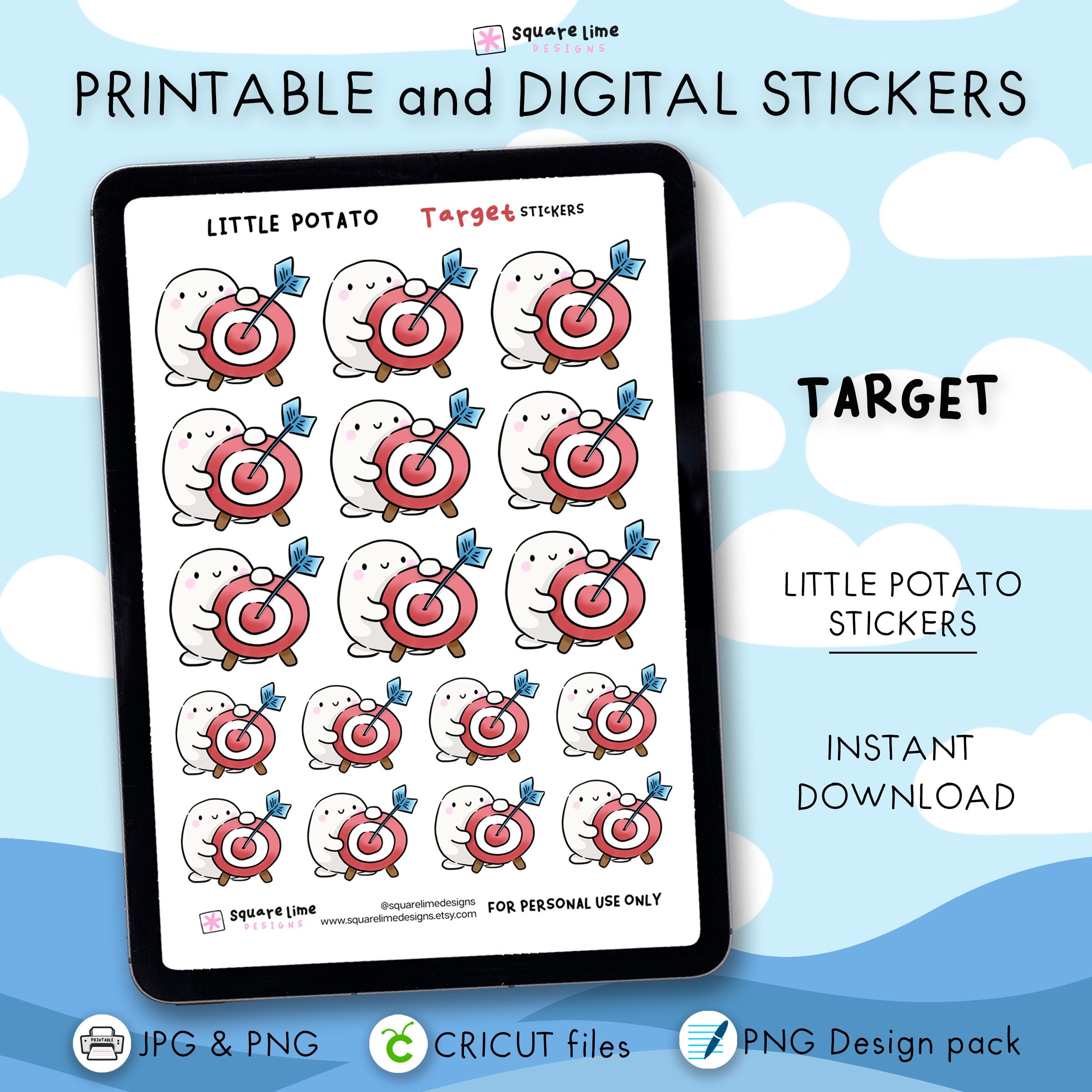 Work Stickers Bundle | 10 Printable and Digital Sticker Sheets ...