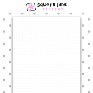Printable Dot Grid Paper, Letter Size Dotted Paper, Bullet Journal, PDF ...