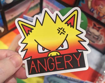 Angery Prime Ape | Original Art | Glossy Sticker