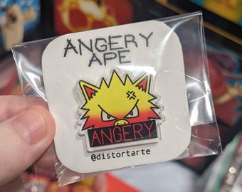 ANGERY APE | Prime Ape Fan Art | Pin Badge