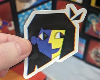 Ena | ƎNA Fan Art | Glossy Sticker