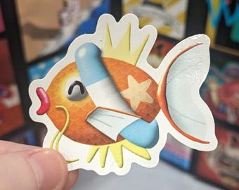 Concierge Karp | Fan Art | Glossy Sticker