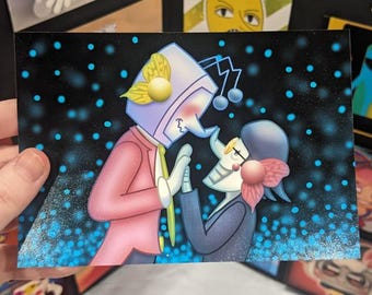 Spamtenna x Magnet | Deltarune + Vocaloid Fan Art | Matte 4x6 Paper Print