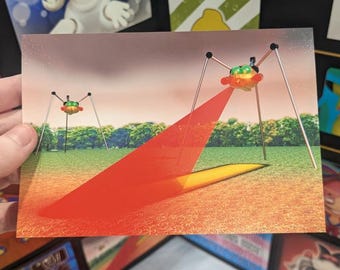 War of the Worlds | Fan Art | Matte 4x6 Paper Print