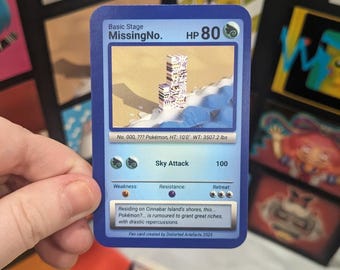 MissingNo. | Fan Card Fanart | Matte Double-sided Print