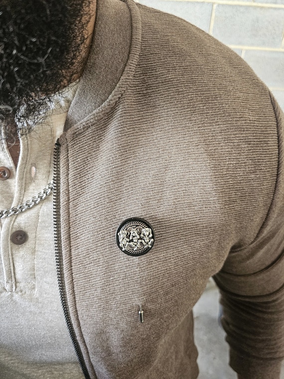 No Evil II - Luxury Hand Made Artisan Lapel Pin