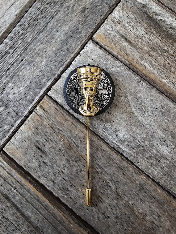 Nefertiti II - Luxury Handmade Artisan Lapel Pin