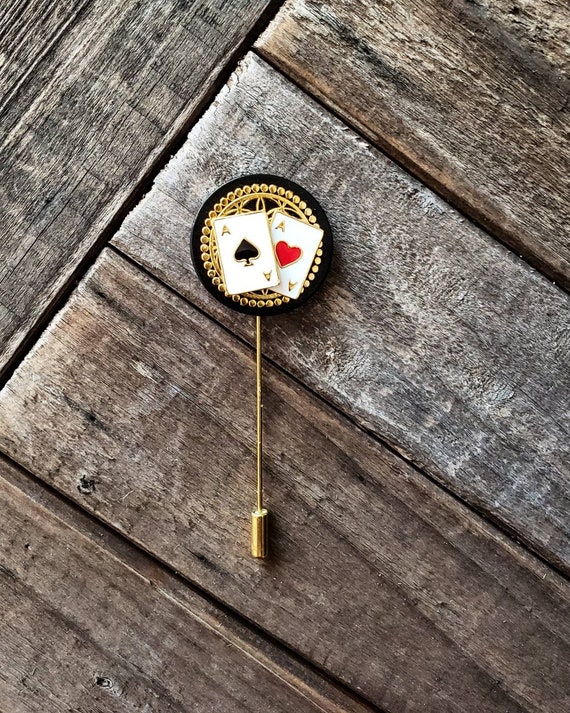 Ace In The Hole - Luxury Handmade Artisan Lapel Pin