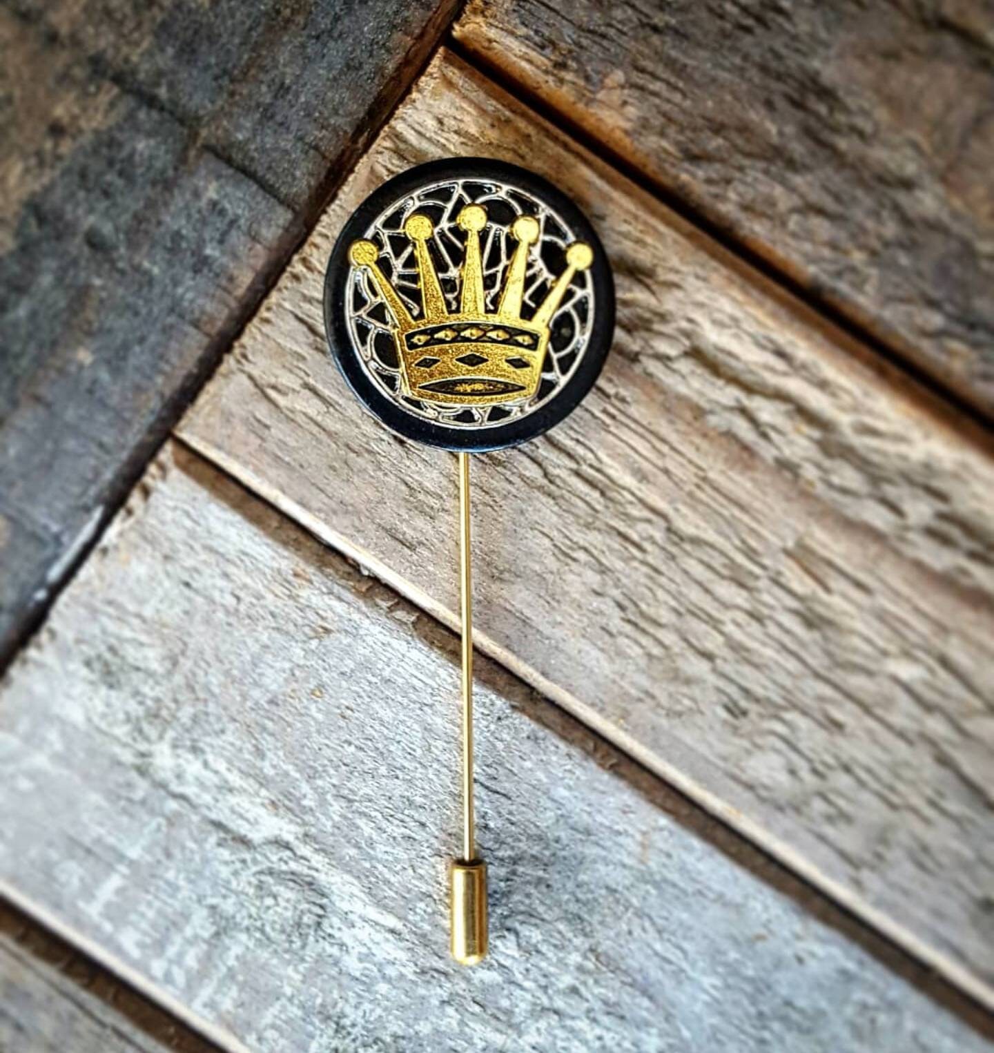 Royalty Luxury Hand Made Artisan Lapel Pin