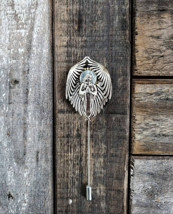 Guardian Angel II - Luxury Hand Made Artisan Lapel Pin