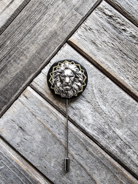 King II - Luxury Handmade Artisan Lapel Pin