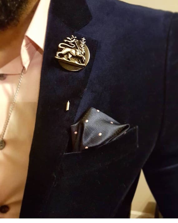 Lion of Juddah - Luxury Handmade Artisan Lapel Pin