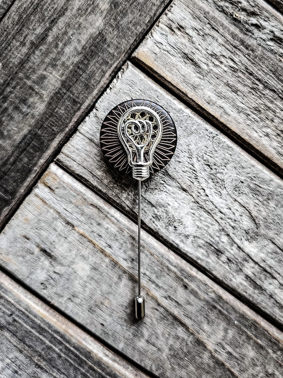 The Edison (The Light) - Luxury Handmade Artisan Lapel Pin