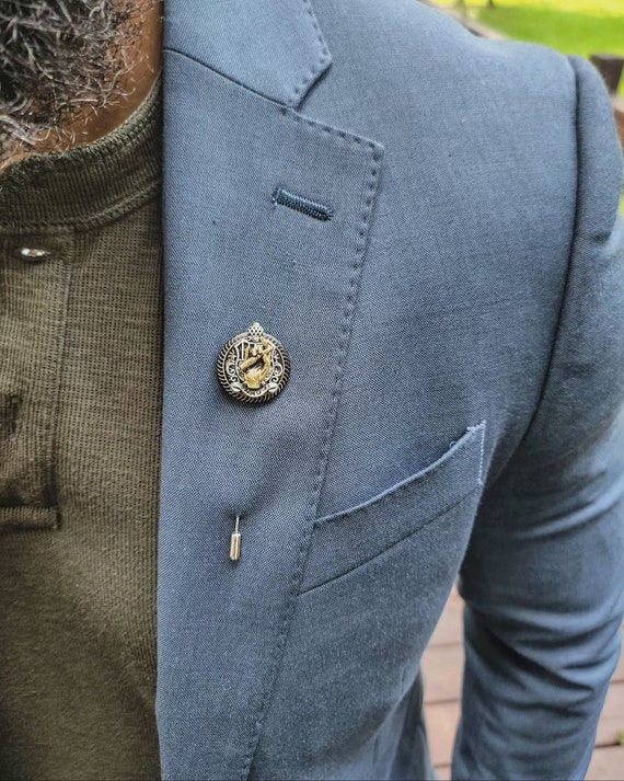Gentleman & Scholar - Luxury Handmade Artisan Lapel Pin