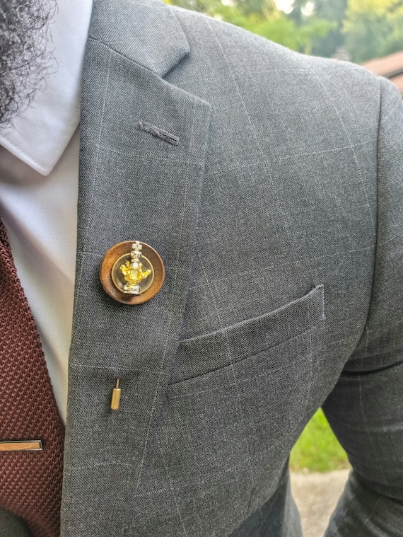 Checkmate - Luxury Handmade Artisan Lapel Pin