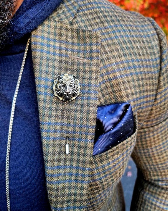 Fear(Less) - Luxury Handmade Artisan Lapel Pin