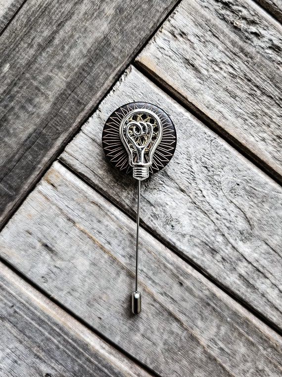 The Edison  - Luxury Handmade Artisan Lapel Pin