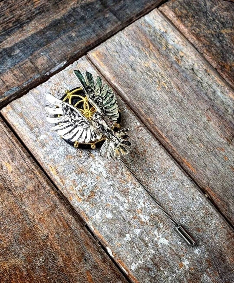 AscensionPhoenix Rising II-Luxury Handmade Artisan Lapel Pin