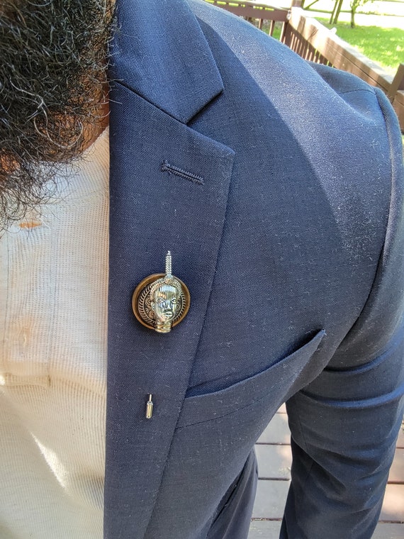 Orisha King - Luxury Handmade Artisan Lapel Pin