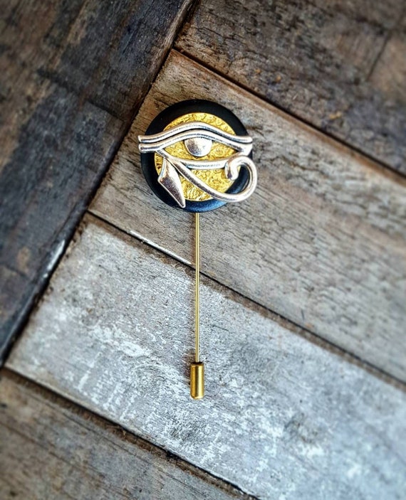 Eye of Ra - Hand Made Artisan Lapel Pin II