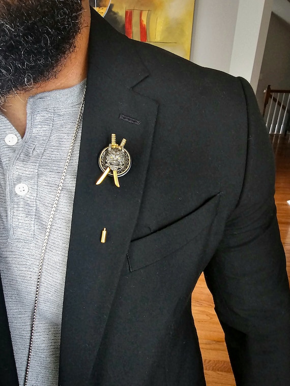 Rōnin's Rage - Luxury Handmade Artisan Lapel Pin