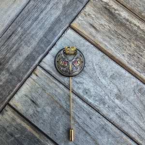 Nocturnal - Luxury Handmade Artisan Lapel Pin