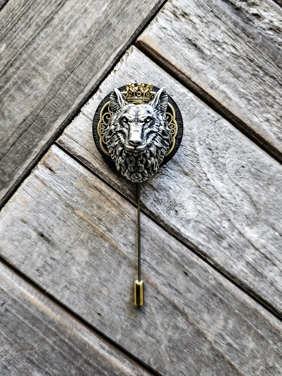 The Alpha - Luxury Handmade Artisan Lapel Pin