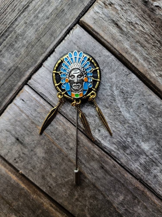 Tribal Leader II - Luxury Handmade Artisan Lapel Pin