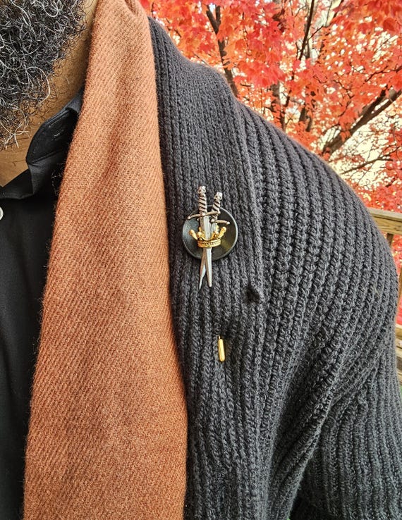 Reign - Luxury Handmade Artisan Lapel Pin