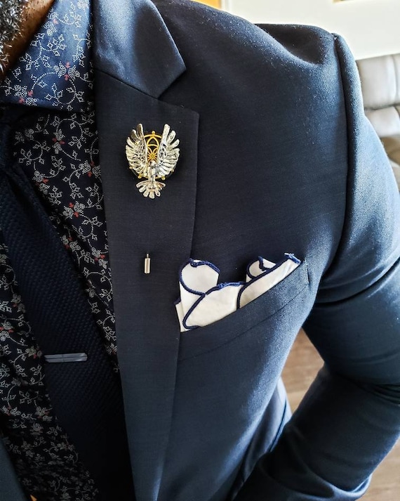 Ascension/Phoenix Rising II - Luxury Handmade Artisan Lapel Pin