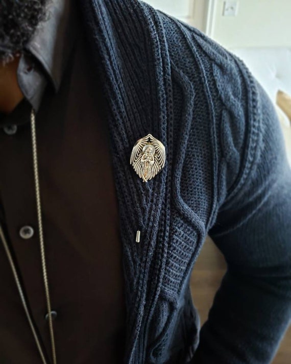 Guardian Angel II - Luxury Hand Made Artisan Lapel Pin