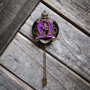 The Omega - Luxury Handmade Artisan Lapel Pin