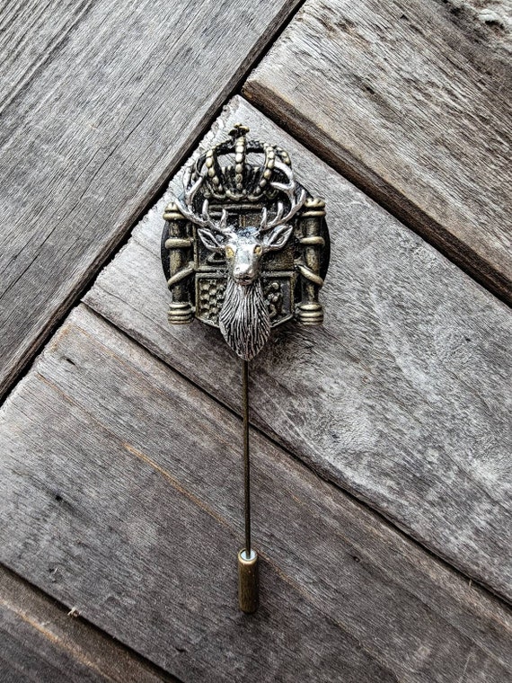 Royal Hart (Stag) - Luxury Handmade Artisan Lapel Pin